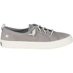 SPERRY Damen Crest Vibe Washable Leather Turnschuh, grau von SPERRY