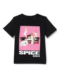 SPICE GIRLS Jungen Bospicets001 T-Shirt, Schwarz, 6 Jahre von SPICE GIRLS