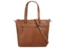 Shopper SPIKES & SPARROW Gr. B/H/T: 31 cm x 28 cm x 9 cm onesize, braun (cognac) Damen Taschen Handtaschen von SPIKES & SPARROW