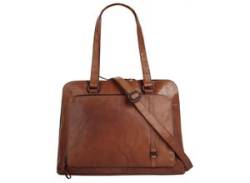 Shopper SPIKES & SPARROW Gr. B/H/T: 37 cm x 30 cm x 7 cm onesize, braun (cognac) Damen Taschen Handtaschen von SPIKES & SPARROW