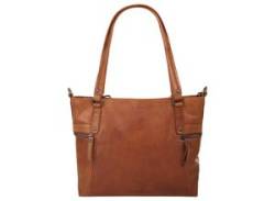 Shopper SPIKES & SPARROW Gr. B/H/T: 38 cm x 27 cm x 8 cm onesize, braun (cognac) Damen Taschen Handtaschen von SPIKES & SPARROW