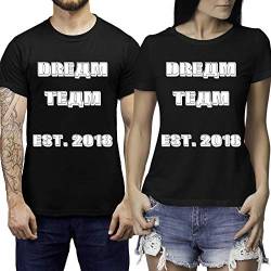 Hochwertiges Partner Shirt 2er Set - Dream Team/Traum-Team Partner Couple - Schlichtes Und Witziges Design von SPIRITSHIRTSHOP