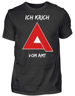 Ich krich vom Amt Hartz4 IV Arbeitslos Arbeitslosengeld Stütze Hartzen Jobcenter - Herren Shirt -4XL-Schwarz von SPIRITSHIRTSHOP