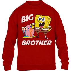 SPONGEBOB SQUAREPANTS Big Brother Gary Kinder Pullover Sweatshirt 128 Rot von SPONGEBOB SQUAREPANTS