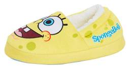 SPONGEBOB SQUAREPANTS Hausschuhe Jungen Mädchen Pantoletten Fleece gefüttert Warm Slip On Hausschuhe, gelb, 31 EU von SPONGEBOB SQUAREPANTS