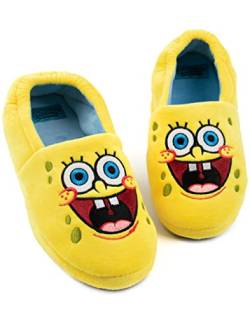 SPONGEBOB SQUAREPANTS Kinder Pantoffeln Charakter gelbes Haus Schieberegler von SPONGEBOB SQUAREPANTS