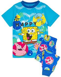 SPONGEBOB SQUAREPANTS Kinder Pyjamas Jungen Squidward Patrick T-Shirt Hosen PJs von SPONGEBOB SQUAREPANTS