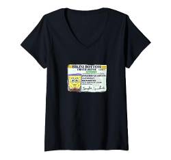 SpongeBob SquarePants Bikini Bottom Driver License Card T-Shirt mit V-Ausschnitt von SPONGEBOB SQUAREPANTS