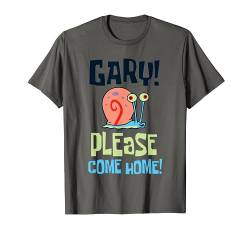 SpongeBob SquarePants Gary! Please Come Home! Poster T-Shirt von SPONGEBOB SQUAREPANTS
