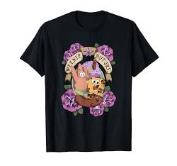 SpongeBob SquarePants Patrick Weenie Hut Jr's. Floral Logo T-Shirt von SPONGEBOB SQUAREPANTS