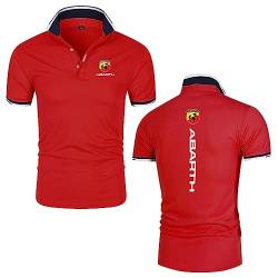 SPONYBORTY Golf Poloshirt für Herren Ab-Arth Service Kurzarm T-Shirts Lässiges T-Shirt Poloshirts Tee/G/XL von SPONYBORTY