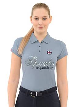 Roxie Sequin Polo - DE (Farbe: Dusty Blue; Größe: M) von SPOOKS