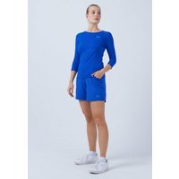 SPORTKIND Funktionsshirt Tennis 3/4 Longsleeve Shirt Mädchen & Damen kobaltblau von SPORTKIND