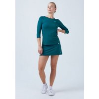 SPORTKIND Funktionsshirt Tennis 3/4 Longsleeve Shirt Mädchen & Damen petrol grün von SPORTKIND