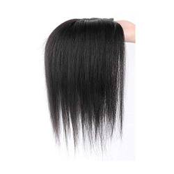 Perücken für Damen Kurzer Wig 22cm schwarzes mittleres Haar, Bob-Perücken kurze gerade Syntheyic-Haar-Frauen-Perücken Kunstfaserperücke (Color : A) von SQLCF