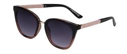 SQUAD Sonnenbrille Für Damen, Brille Frauen Fashion Quadratisch mit rosa Glitzer 100% uv400-schutz von SQUAD