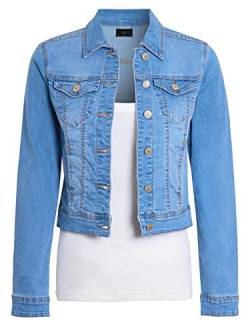 SS7 Damen Jeansjacke Stretch Stonewash Blau von SS7