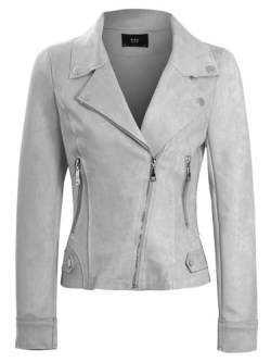 SS7 Damen aux-Veloursleder Biker Jacke von SS7