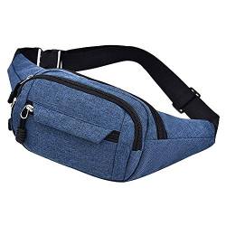 SSWERWEQ Crossbody Bag Männer und Frauen Brusttaschen Reißverschluss Einfache Freizeit Mode Oxford Sport Fitness Einfache weiche Taille Pack Gürtel (Color : 6) von SSWERWEQ