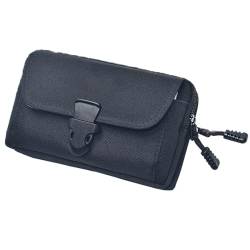 SSWERWEQ Crossbody Bag Multifunktionale Kunstleder-Gürteltasche, Handy-Freizeittasche, Outdoor-Reisetasche, Sportgürtel (Color : Bruin) von SSWERWEQ