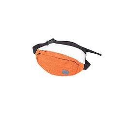 SSWERWEQ Crossbody Bag Taillenpackungen, männliche Casual Funktionelle Fanny Bag Taille Tasche Geld Telefon Gürtel Tasche (Color : Orange) von SSWERWEQ