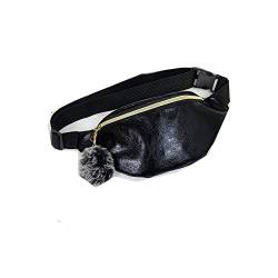 SSWERWEQ Crossbody Bag Umhängetasche, wasserdichte Gürteltasche, Hüfttasche, Sportreisetasche, kleine Geldbörse. (Color : Black) von SSWERWEQ