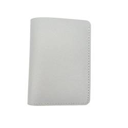 SSWERWEQ Geldbeutel Damen Ladies Wallet Short Ultrathin Model High-Capacity Card Purse Multi-Card Slot Handbag Simple Multicolor (Color : White) von SSWERWEQ