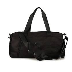 SSWERWEQ Handtasche Women Large Capacity Messenger Bag Travel Waterpoof Bag Sport Backpack for Fitness Yoga Backpack Duffle Bag (Color : Black) von SSWERWEQ
