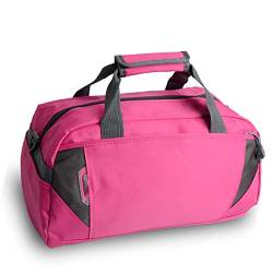 SSWERWEQ Handtasche wasserdichte Frauen Männer Gymnastasche Fitness Handtaschen Umhängetaschen for Reisen Outdoor Sport Yoga MAT Yoga MATT Bag (Color : Pink, Size : S) von SSWERWEQ