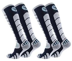 STARK SOUL 2 Paar Ski & Snowboard Socken mit Spezialpolsterung für Damen und Herren | Farbe: Marine, Größe: 43-46 von STARK SOUL