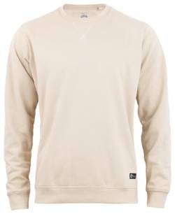 STARK SOUL Sweatshirt Rundhals-Sweater Unisex - 270 GSM - innen angeraut - Baumwolle - beige Gr. XXL von STARK SOUL