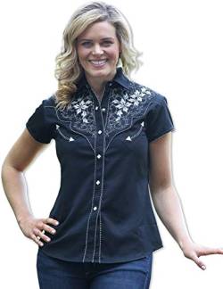 STARS & STRIPES Damen Bluse Westernbluse Bikerin Country Cowgirl Western Westernstyle »Isabel« Gr.L von STARS & STRIPES