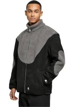 STARTER BLACK LABEL Herren Jacke Starter Sherpa Fleece Jacket black/asphalt L von STARTER BLACK LABEL