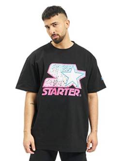 STARTER BLACK LABEL Herren Multicolored Logo Tee T-Shirt, Schwarz, L EU von STARTER BLACK LABEL