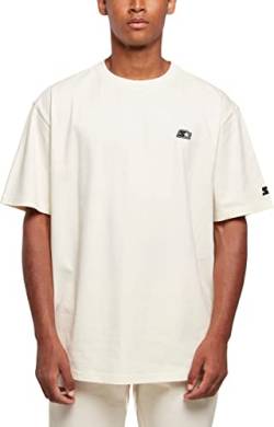 STARTER BLACK LABEL Herren Starter Essential Oversize Tee T-Shirt, palewhite, L von STARTER BLACK LABEL