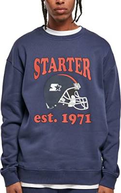 STARTER BLACK LABEL Herren Starter Football Crewneck XXL darkblue von STARTER BLACK LABEL