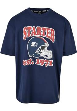 STARTER BLACK LABEL Herren Starter Football Tee L darkblue von STARTER BLACK LABEL