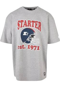 STARTER BLACK LABEL Herren Starter Football Tee S heathergrey von STARTER BLACK LABEL