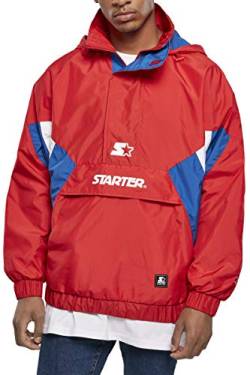 STARTER BLACK LABEL Herren Starter Windbreaker Jacke, city red/sporty blue/white, S von STARTER BLACK LABEL