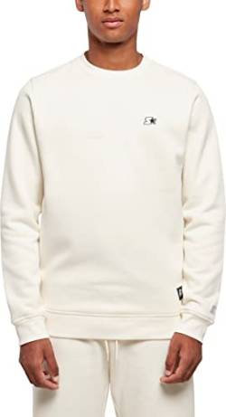 STARTER BLACK LABEL Herren Sweatshirt Starter Essential Crewneck, Farbe palewhite, Größe XXL von STARTER BLACK LABEL