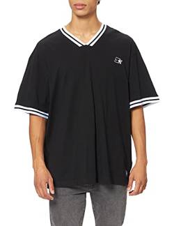 STARTER BLACK LABEL Herren T-Shirt Starter Basic Sports Tee Black/White M von STARTER BLACK LABEL