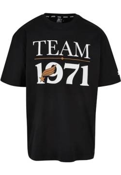 STARTER BLACK LABEL Herren T-Shirt Starter Team 1971 Oversize Tee Black L von STARTER BLACK LABEL