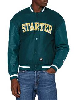STARTER BLACK LABEL Herren Team Jacket College-Jacke, Retro Green, XL EU von STARTER BLACK LABEL