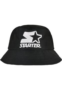 STARTER BLACK LABEL Unisex Fischerhut Basic Bucket Hat, Farbe Black, Größe one Size von STARTER BLACK LABEL