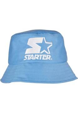 STARTER BLACK LABEL Unisex Fischerhut Basic Bucket Hat, Farbe horizonblue, Größe one Size von STARTER BLACK LABEL