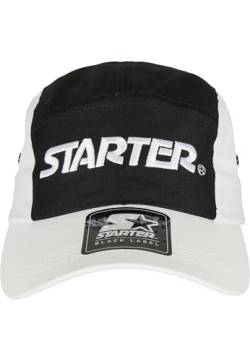 STARTER BLACK LABEL Unisex Kappe Fresh Jockey Cap, Farbe Black/White, Größe one Size von STARTER BLACK LABEL
