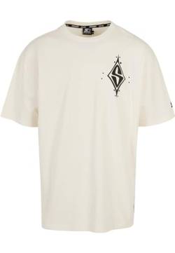 Starter Herren T-Shirt Starter Peak S Oversize Tee palewhite S von STARTER BLACK LABEL