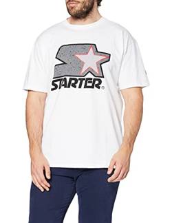 Starter Multicolored Logo Tee wht/Gry XS von STARTER BLACK LABEL