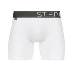 Step One Boxershorts Herren - Feuchtigkeitsabweisende Unterhosen Männer, Herren Unterhosen Boxershorts mit 3D Tasche + Scheuerschutz, Organische Bambus Unterwäsche von STEP ONE