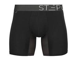 Step One Boxershorts Herren - Feuchtigkeitsabweisende Unterhosen Männer, Herren Unterhosen Boxershorts mit 3D Tasche + Scheuerschutz, Organische Bambus Unterwäsche von STEP ONE